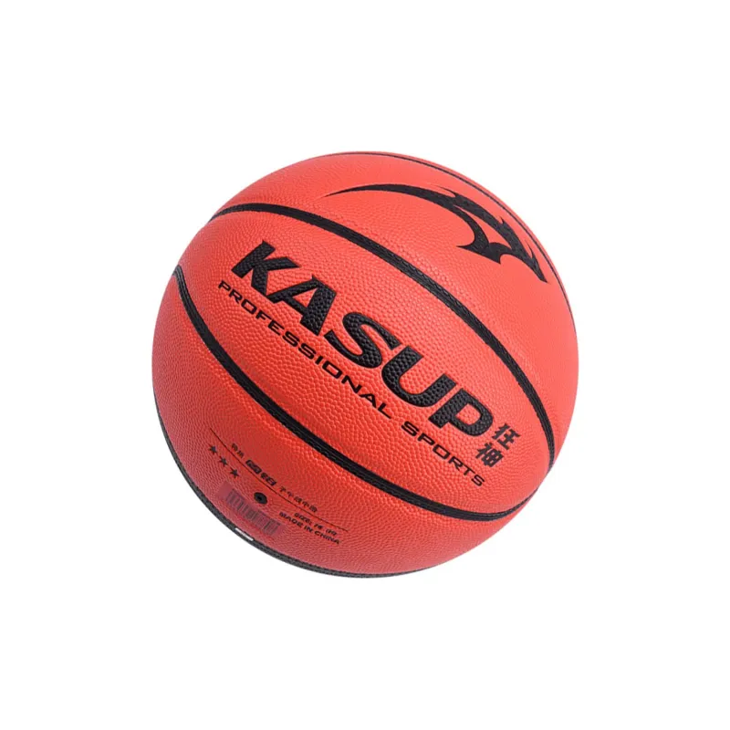 KASUP PU Basketball Orange Black Size 7 Training Unisex-2