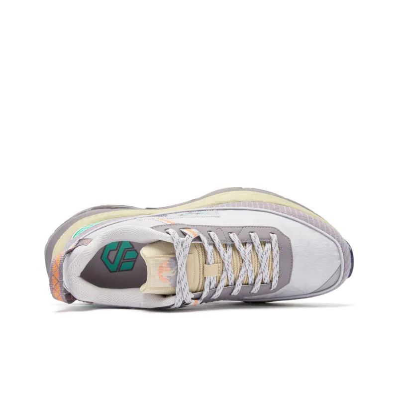 QIAODAN Mountain God 2 LITE Running Shoes Men Low Top Fur Mist Gray/Smokey Mauve-3