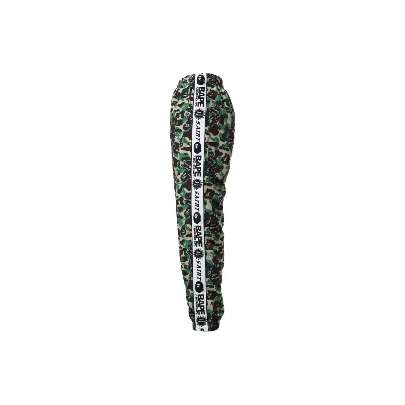 Bape X SAINT Mxxxxxx Abc Camo Track Pants-3