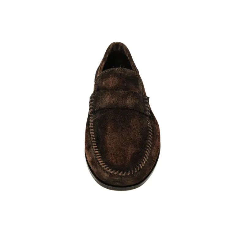Santoni Benito Loafers Men's Dark Brown-3