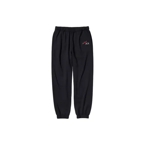 UNIQLO KAWS X WARHOL Collaboration Knitted Sweatpants Unisex Black