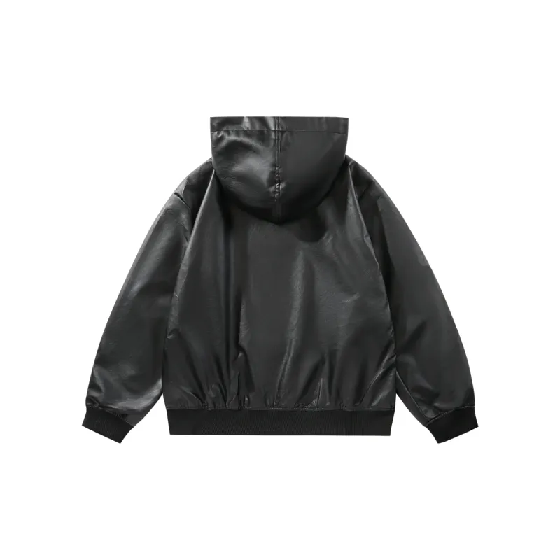 Unite Life HOODS Jackets Coats Unisex Black-1
