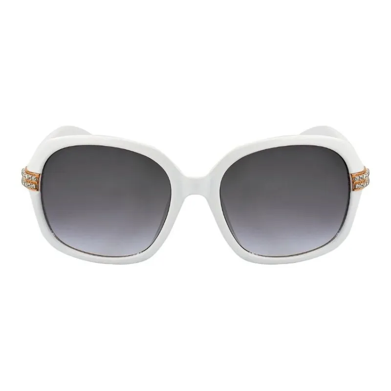 GUESS Resin Square Sunglasses Women's White-1