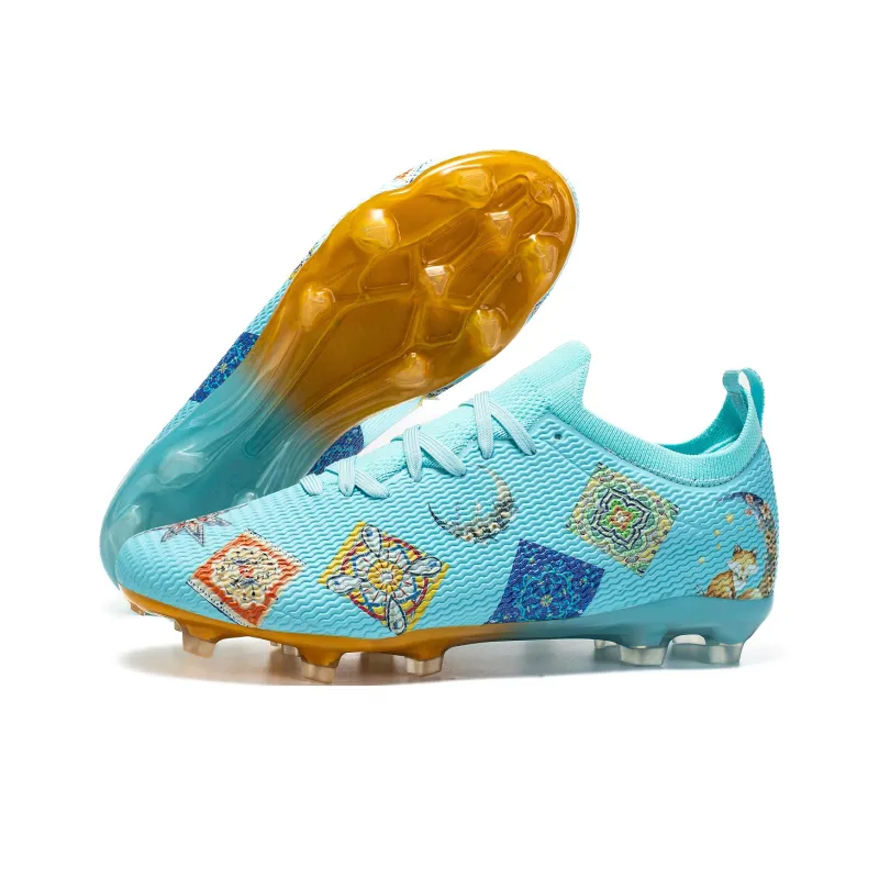 Saibi Slip-Resistant Breathable Support Soccer Shoes Unisex-26