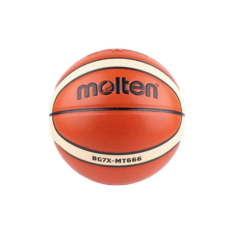 Molten Microfiber Leather Basketball Red Brown No. 7/Standard Training-1