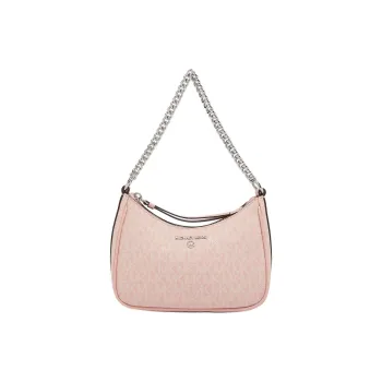 MICHAEL KORS Jet Set Charm Coated Canvas Handbag, Shoulder Bag Small Size Women's Rose Pink