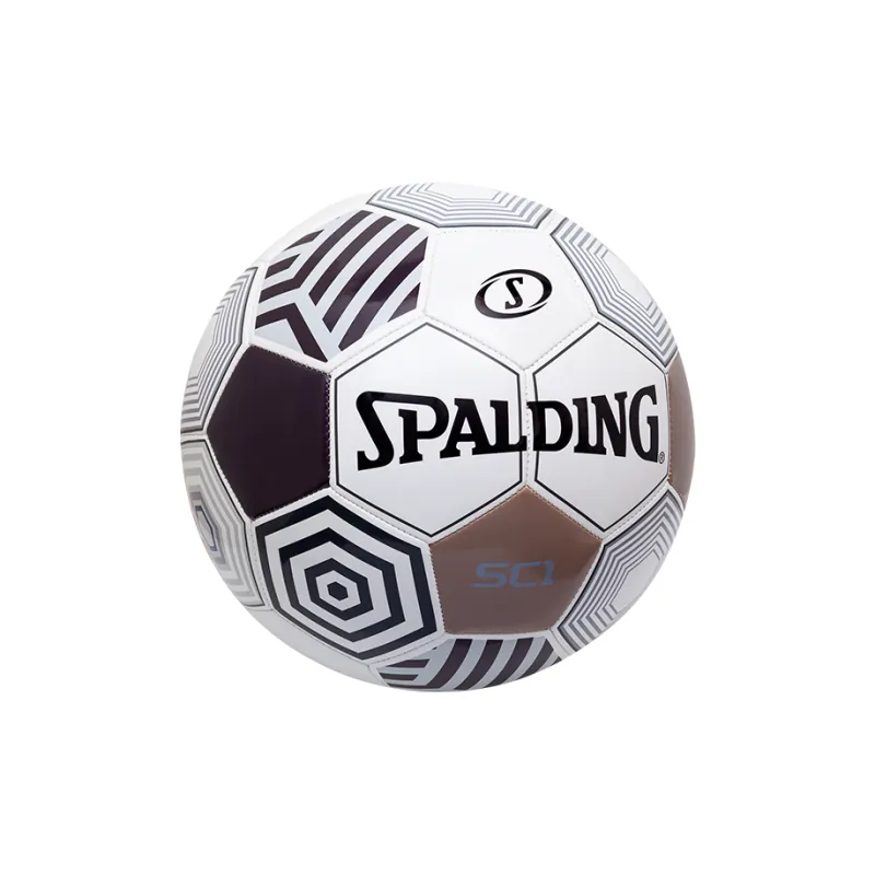 SPALDING Competition Balls Size 5 Soccer TPU Machine Stitched Soccer Ball Unisex White-5