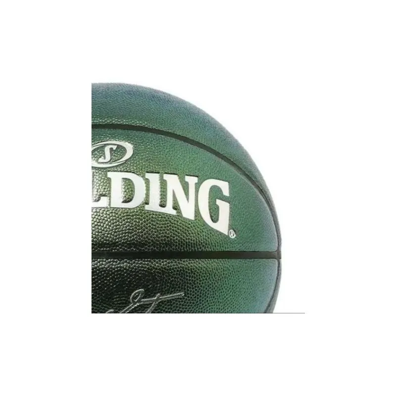 SPALDING Synthetic Leather Basketball Green Size 7 Ball Training-1