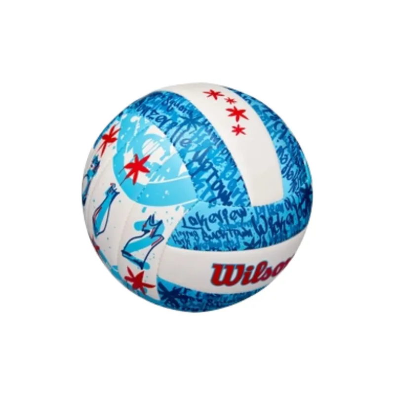 Wilson Synthetic Leather Size 3 Volleyball Unisex Blue/White/Red-2