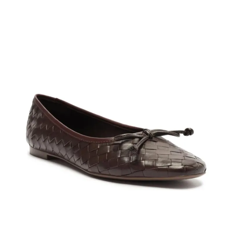 Schutz Casual Single Shoes Women's Coffee-2