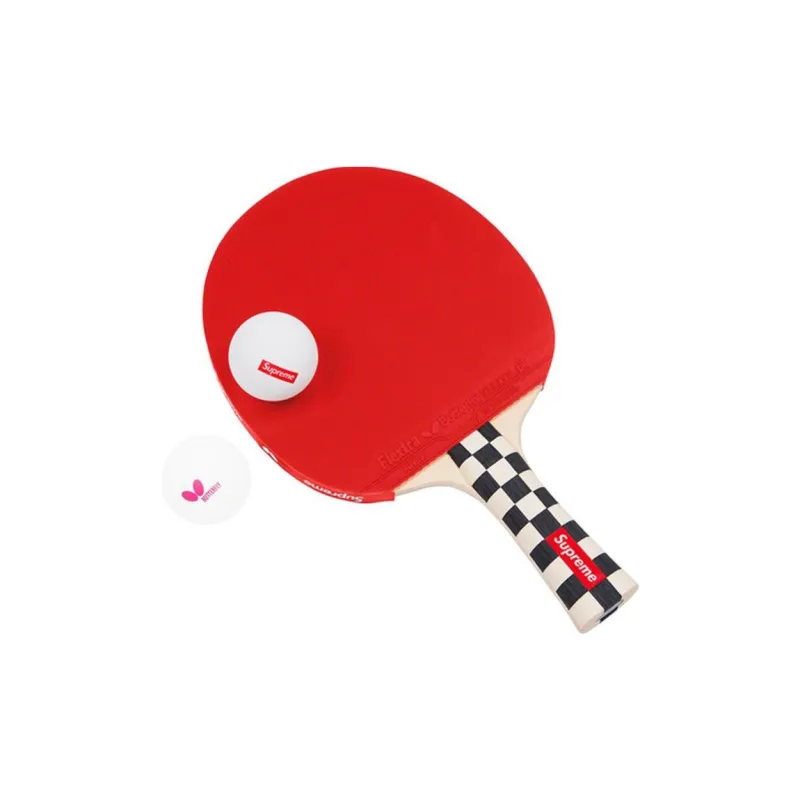 Supreme FW19 Ping Pong Paddles Red Clothing Sets-1