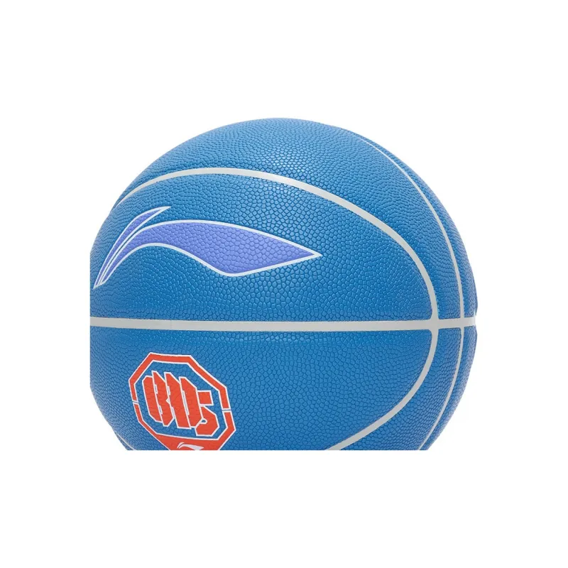 LiNing Size 7 Ball Indoor, Outdoor, All Basketball Moisture Absorbing Leather Blue-5