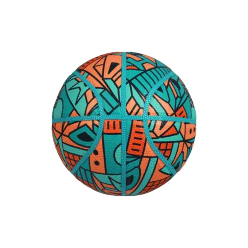 ProSelect PU Basketball Green Orange Size 5 Training-3