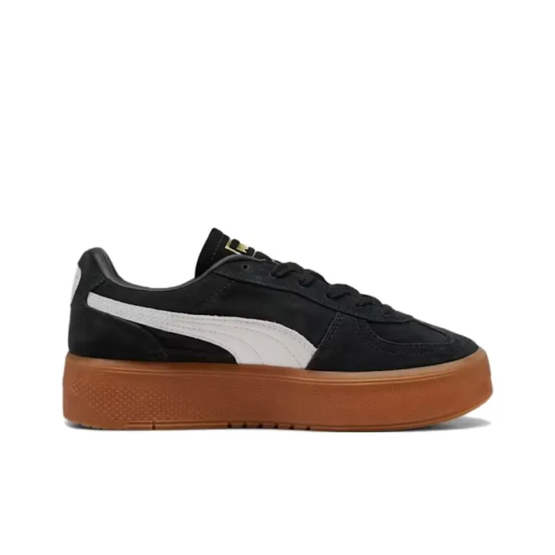 PUMA Palermo Anti Slip Wear Resistant Low Top Skateboard Shoes Women's Black-1