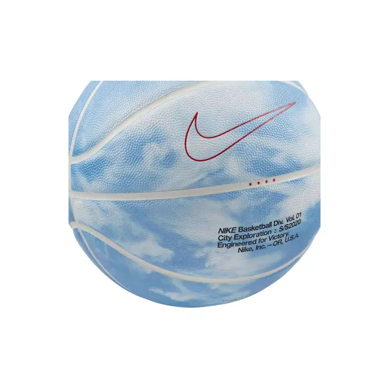 Nike City Exploration Chicago Cloud Print PU Basketball Sky Blue Size 7 Ball Training-1