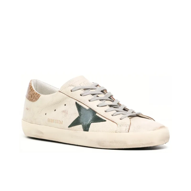 Golden Goose Super Star Cream Green-2