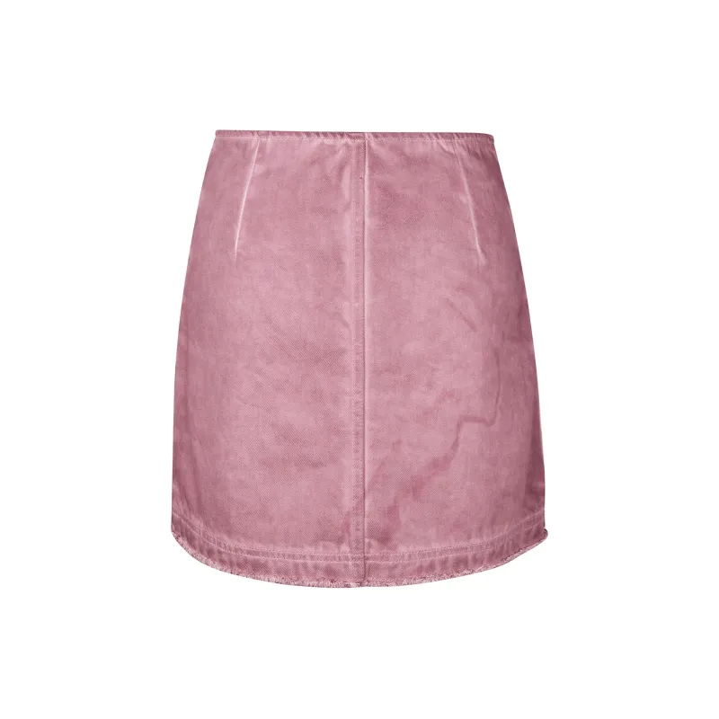 Guuka Hero Denim Short Skirts Women's Bean Pink-1