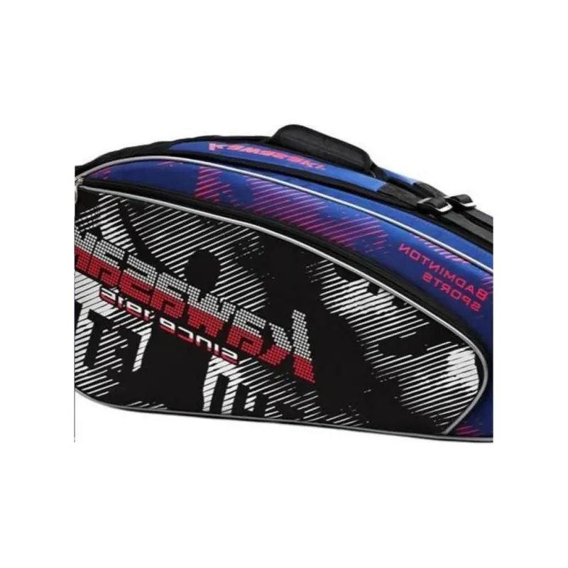 Kawasaki Badminton Racket Bags 6 Pcs Pack Sporty Style Crossbody Bag Blue Purple Unisex Independent Shoe Bag-3