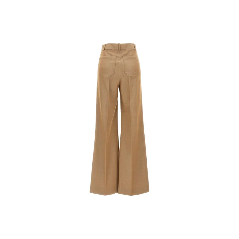 Victoria Beckham Alina High Waist Tailored Trousers-1