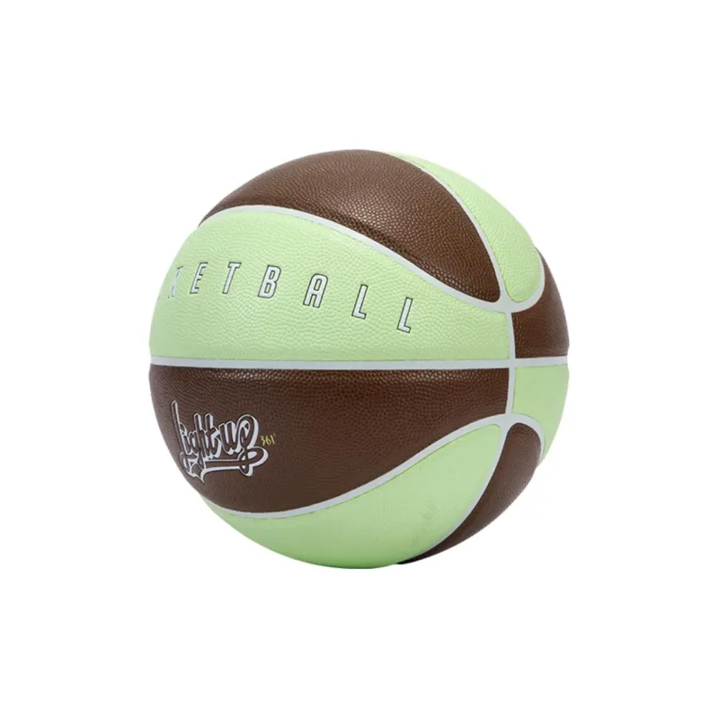 361° Moisture Absorbing Leather Basketball Green Brown Size 7 Training Unisex-4