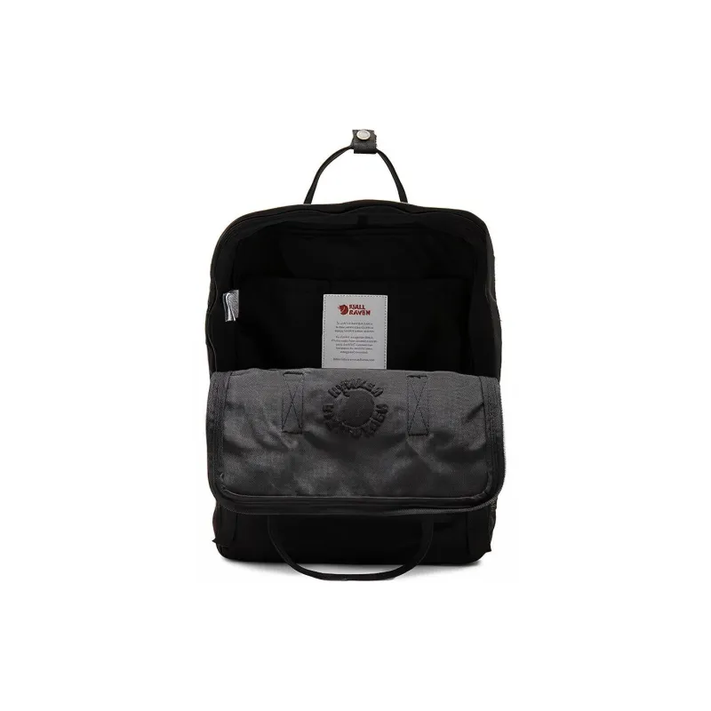 Fjallraven Polyester Backpack Regular Unisex Black-5