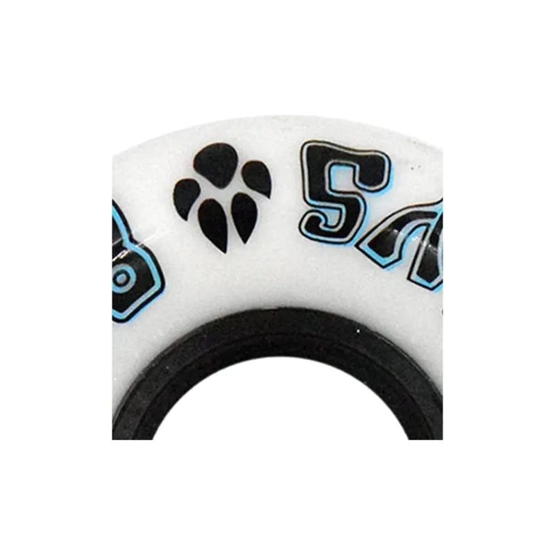 DOGTOWN Skateboard Wheels Land Surfboards 53mm X 86a-White-4