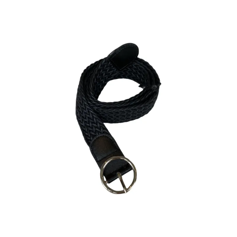 Emperor Penguin INS Resort Style Woven Round Buckle Vintage Ethnic Trench Coat Waistcoat Belt Unisex Width 3.2cm-0