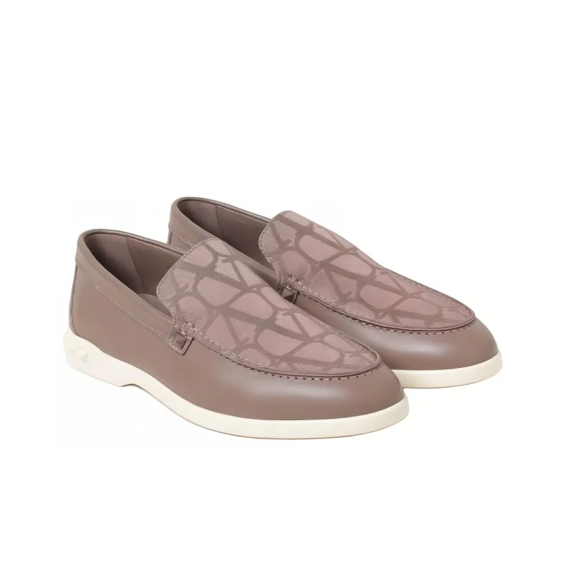 Valentino Garavani Leisure Flows Toile Iconographe Loafers-4