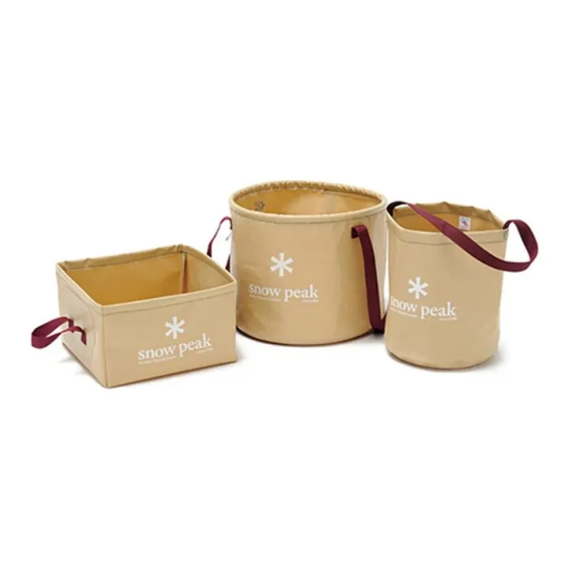 Snow Peak Outdoor Water Equipment Water Buckets 22.7L PVC, Nylon-3