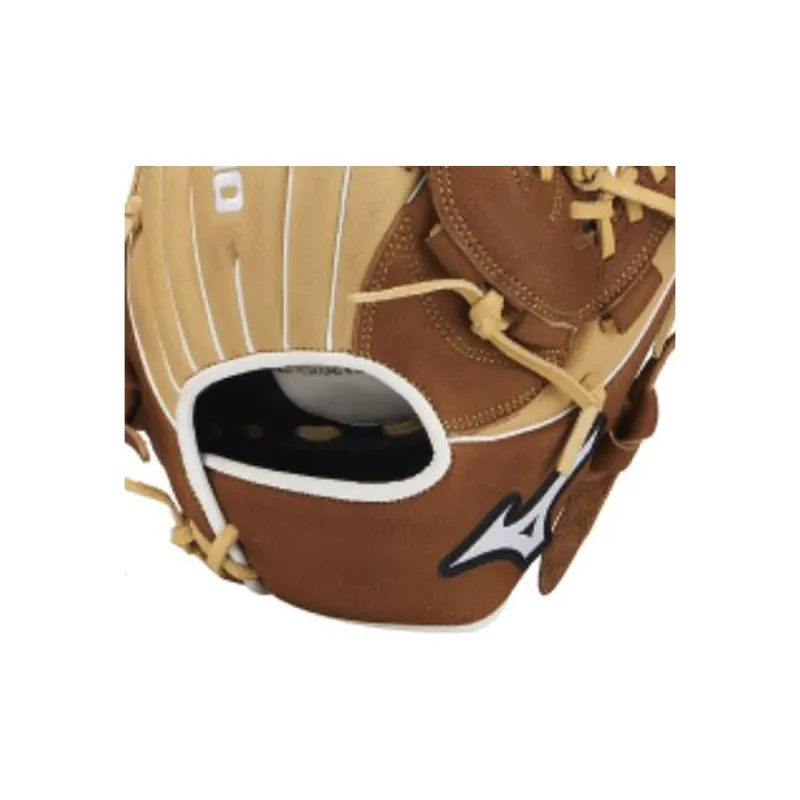 Mizuno Baseball Catcher's Glove Top Grain Cow Leather Unisex Coffee-3