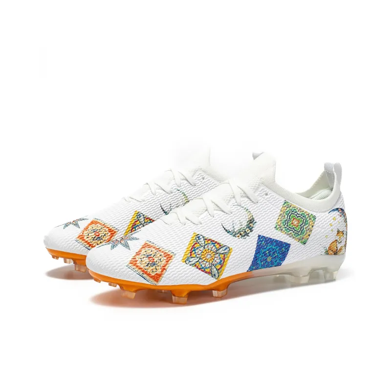 Saibi Slip-Resistant Breathable Support Soccer Shoes Unisex-18