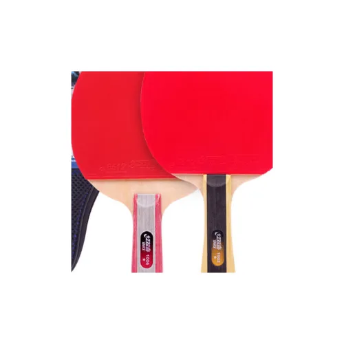 DHS Butterfly All Wood Ping Pong Paddles Fast Attack Suitable Playing Style Unisex Shakehand Grip Red Unisex All Wood