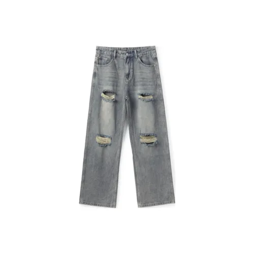 EPTISON Jeans Men Vintage Blue