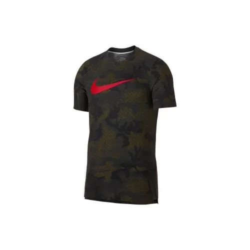 Nike T-Shirts Men Army Green