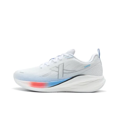 XTEP Speed 5.0LITE Abrasion Resistant Low Top Marathon Running Shoes Women's White Blue