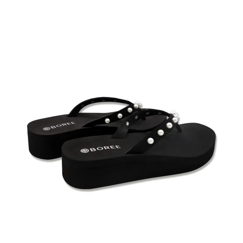 BOREE EVA Flip Flops Women's Black-3