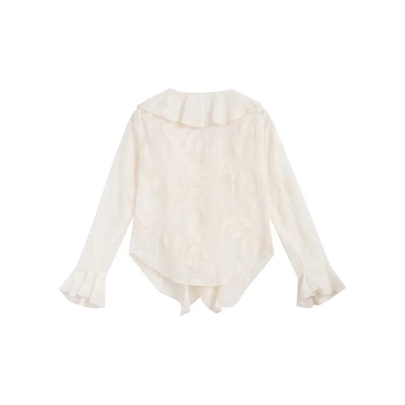 ZIHAN Shirts Women's Beige Gold-1