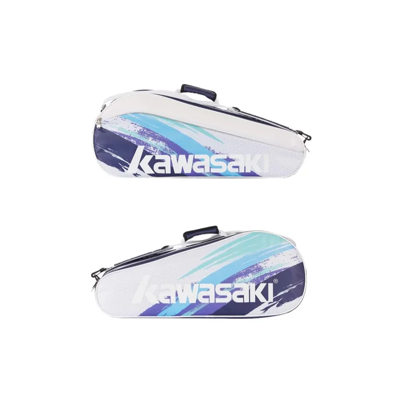 Kawasaki Badminton Racket Bags 3 Rackets Shoulder Bag Unisex-4