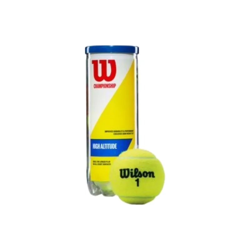 Wilson Championship High Altitude Tennis Balls Training Ball Indoor And Outdoor Yellow-5