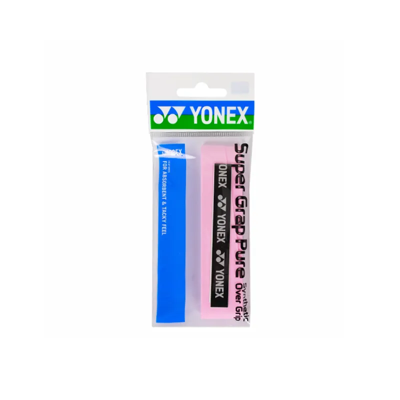YONEX Badminton Grip Tape Pink Polyurethane Thin 3 Pack-2