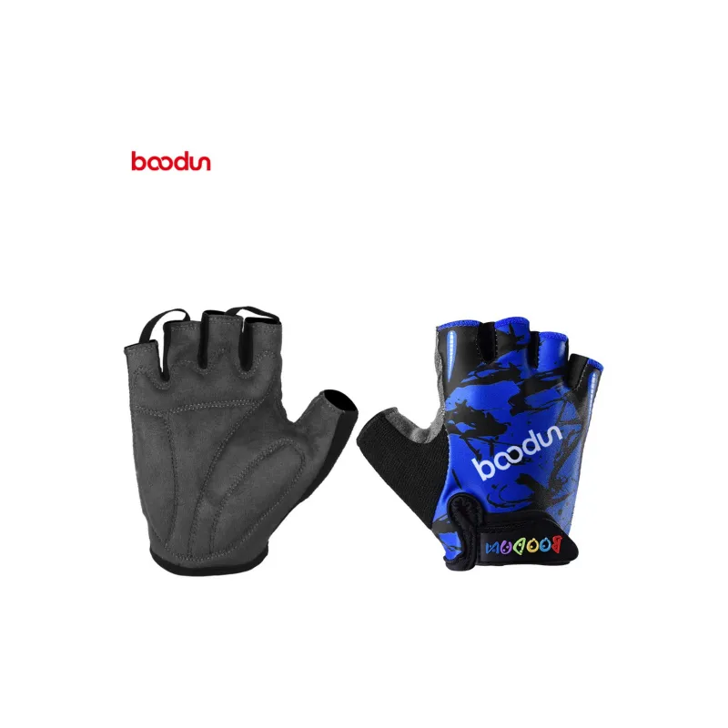 BOODUN Riding Equipment Cycling Glove Outdoor Kids' Lycra Microfiber Towel Fabric Hook and Loop-4