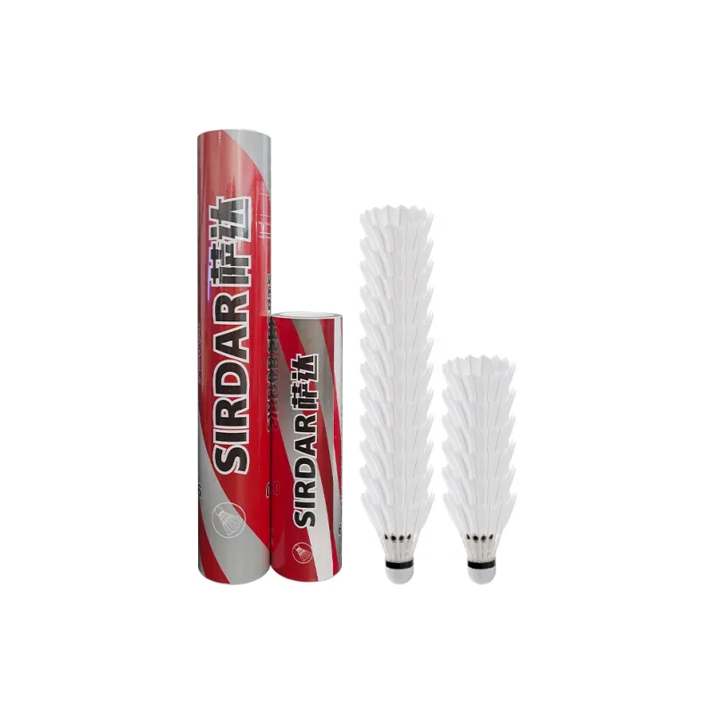 SIRDAR Goose Feather Shuttlecock 12 Pack 6 Pack Goose Feather Shuttlecocks-2