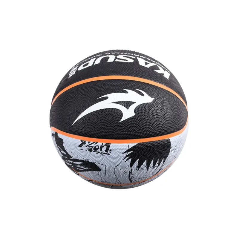 KASUP PU Basketball Black White Size 7 Training Street Unisex-1