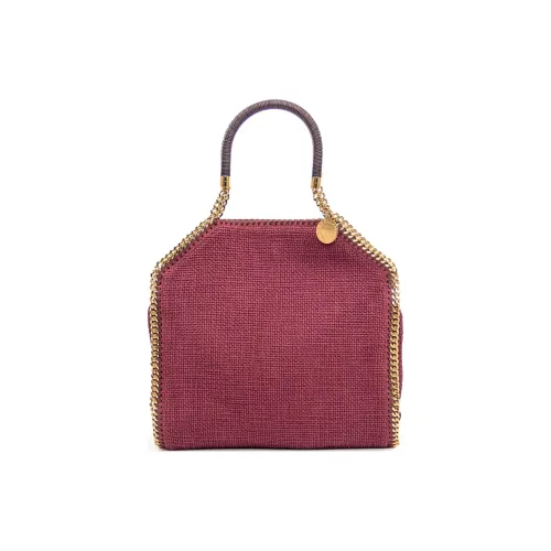 Stella McCartney Logo Plaque Chain Braided Bag