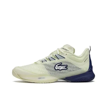 LACOSTE Low Top Casual Shoes Men's Light Yellow