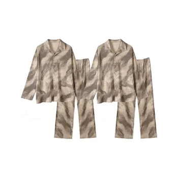 O'MESIK Pajama Set Unisex Brown