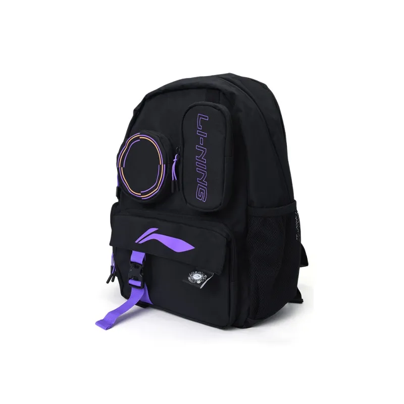LiNing Abrasion Resistant Water Repellent Fabric Backpack Regular Unisex-1