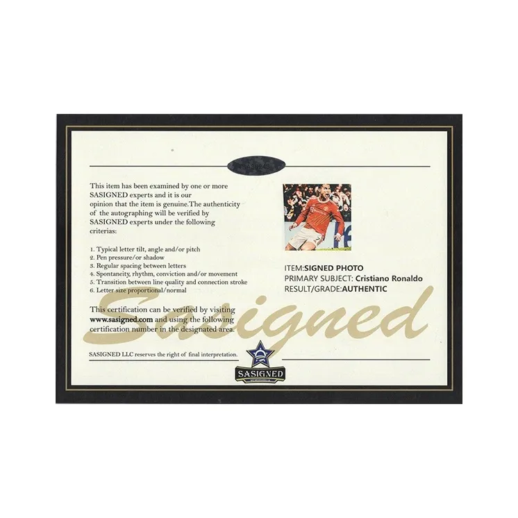 Three For Collection CR7 Ronaldo Hand-Signed Photo 20-Inch Framed Manchester United 21/22 Includes SA Certificate-4