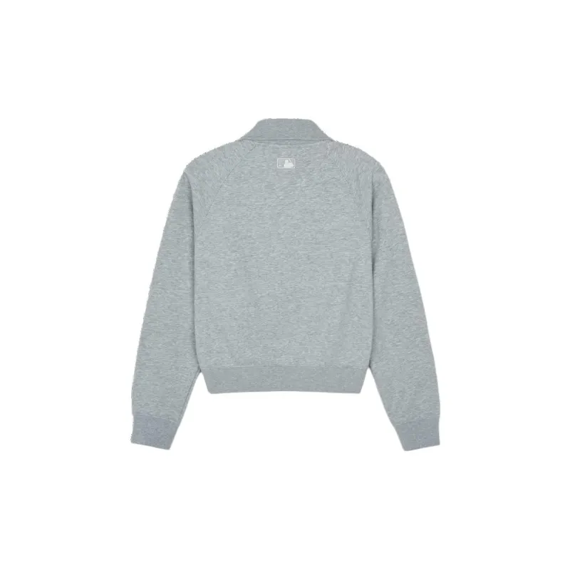 MLB Basic Collection New York Mets Sweatshirt Women's Light Gray-1