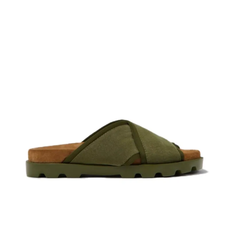 CAMPER Abrasion Resistant Slide Slippers Women's Green-1